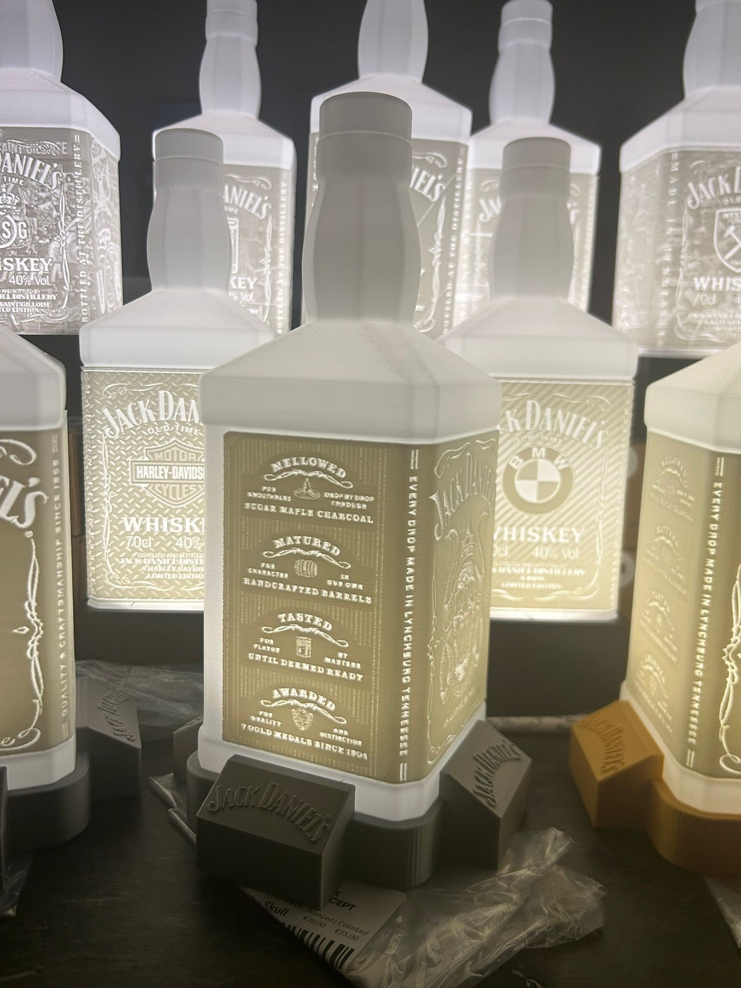 Lithophane Lampe Jack Daniels V20