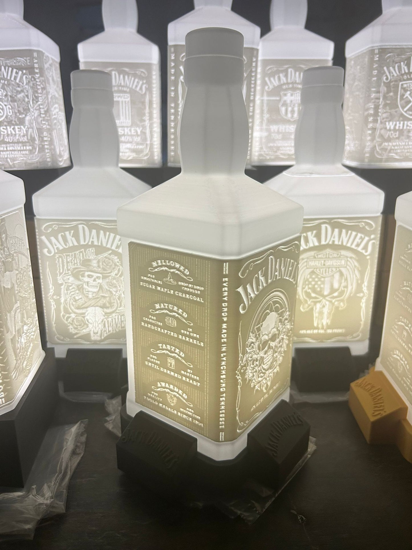Lithophane Lampe Jack Daniels V2