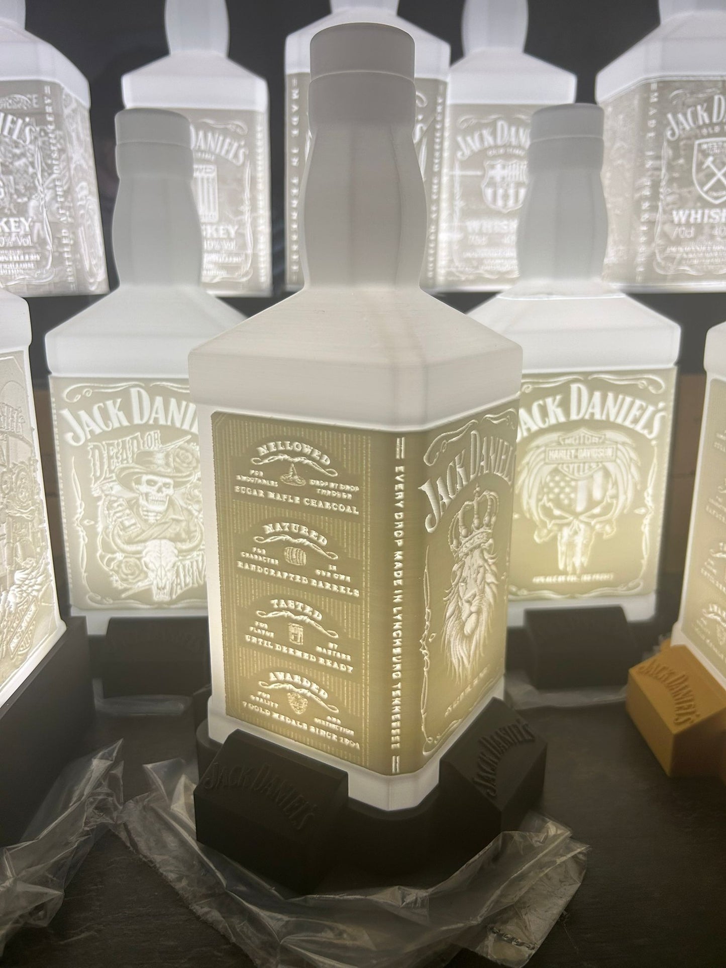 Lithophane Lampe Jack Daniels V17