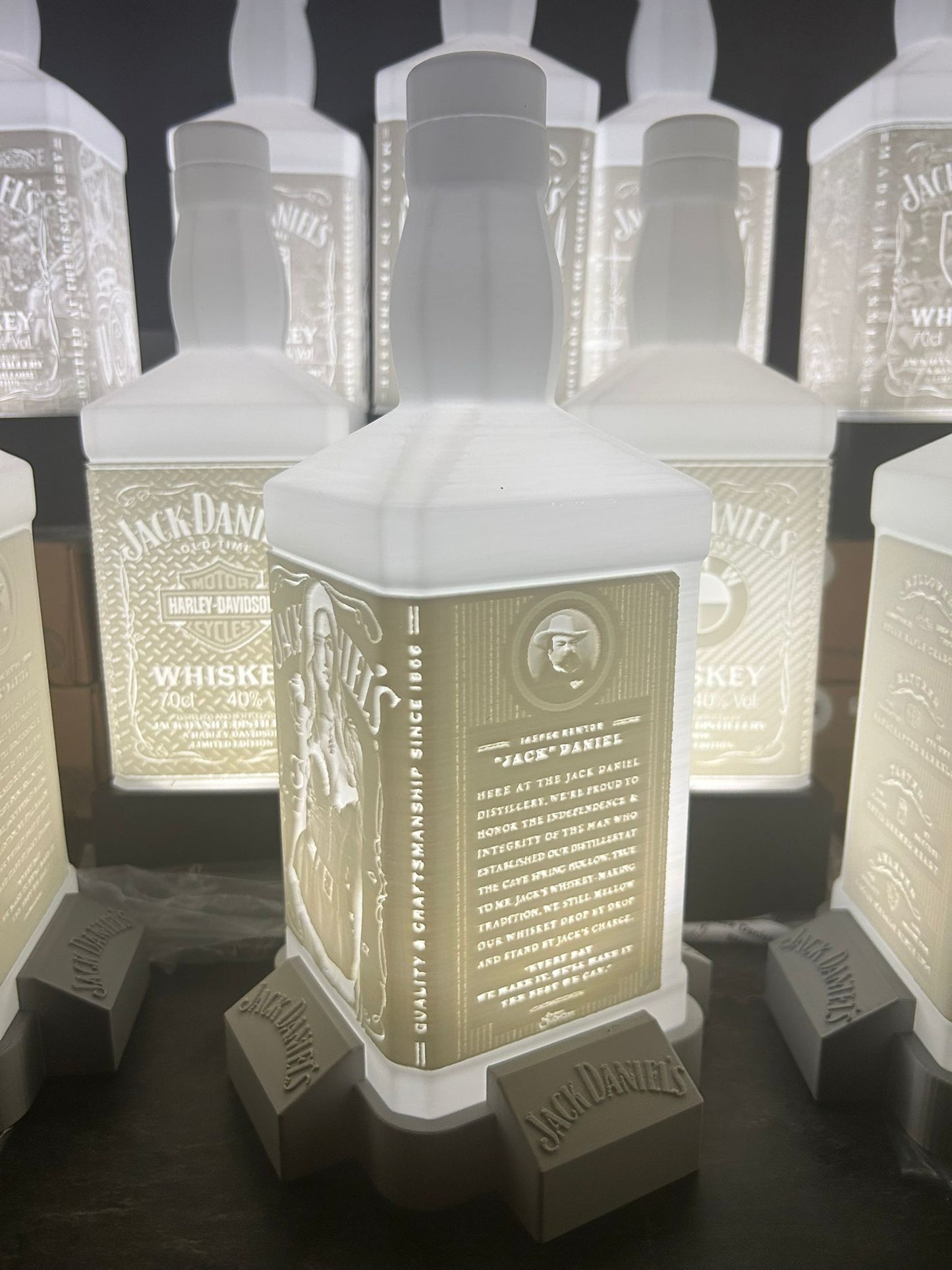 Lithophane Lampe Jack Daniels V21