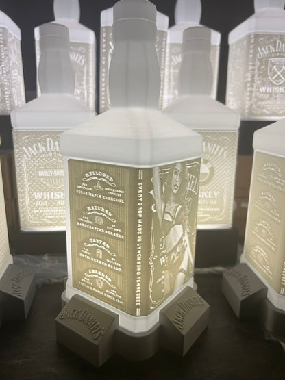 Lithophane Lampe Jack Daniels V8