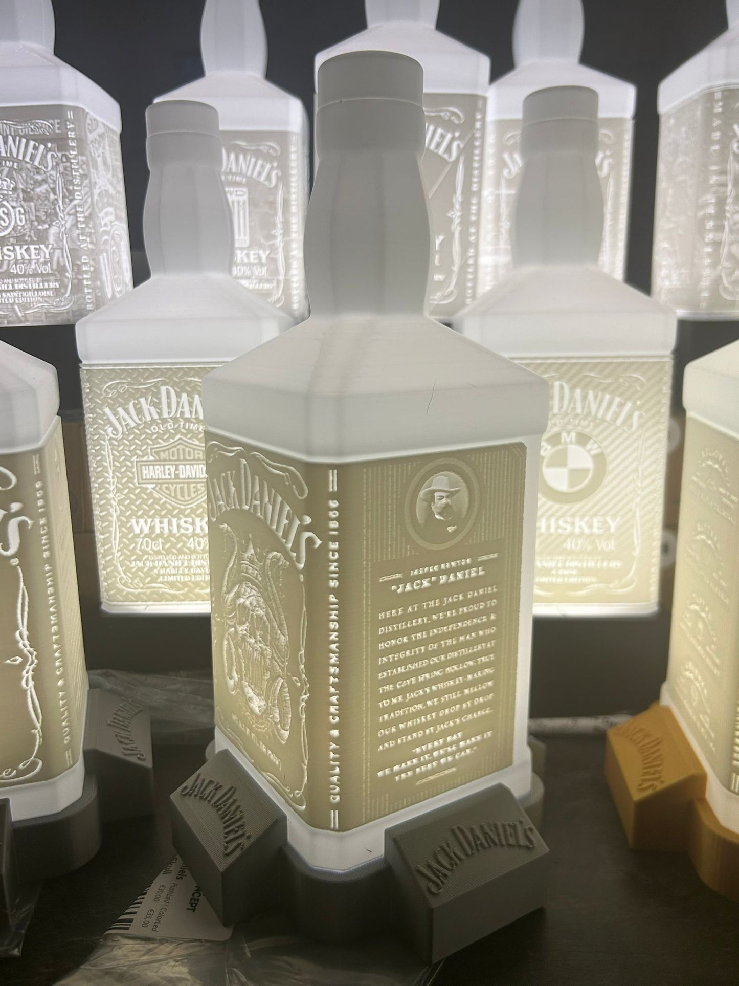 Lithophane Lampe Jack Daniels V20