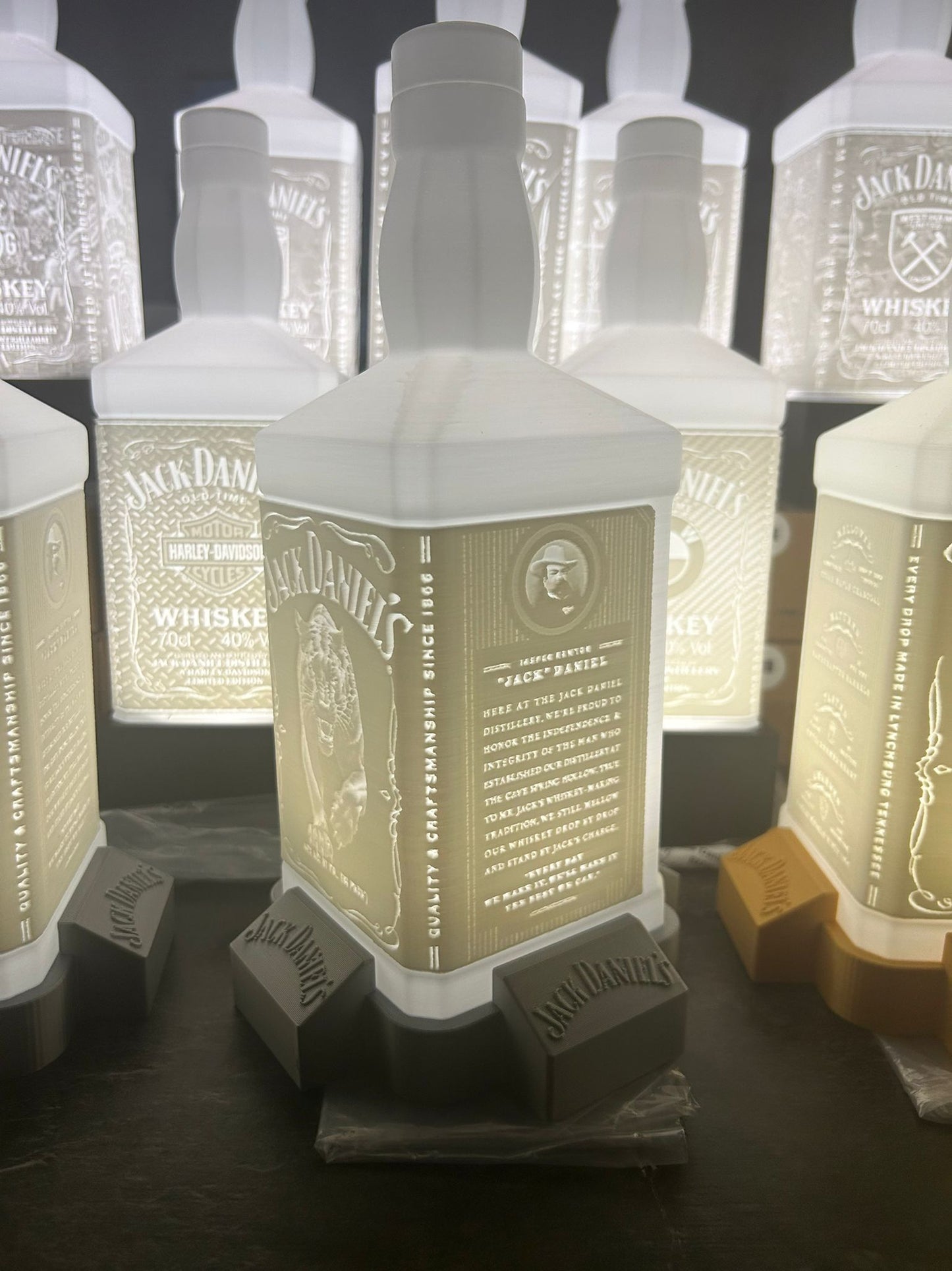 Lithophane Lampe Jack Daniels V19