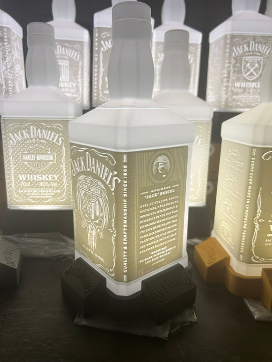 Lithophane Lampe Jack Daniels V14