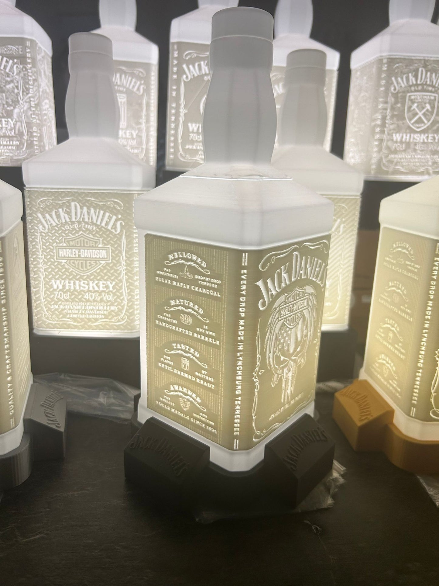 Lithophane Lampe Jack Daniels V14