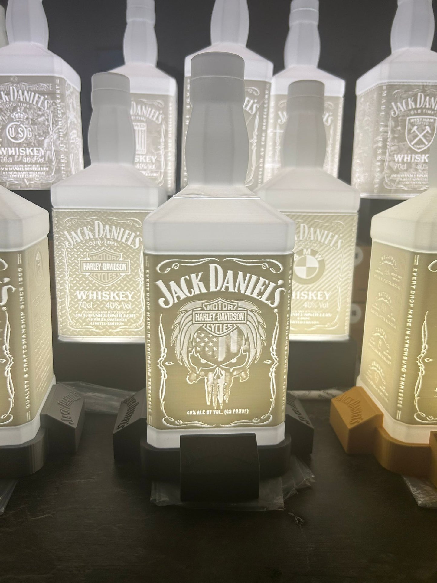 Lithophane Lampe Jack Daniels V14