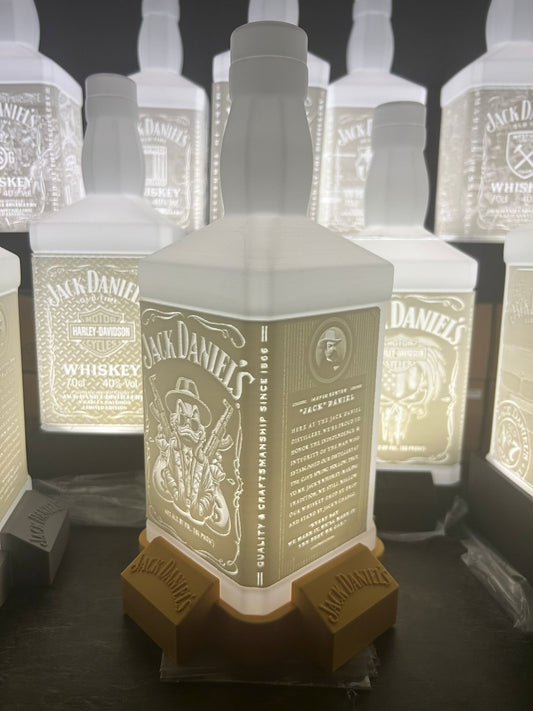 Lithophane Lampe Jack Daniels V12