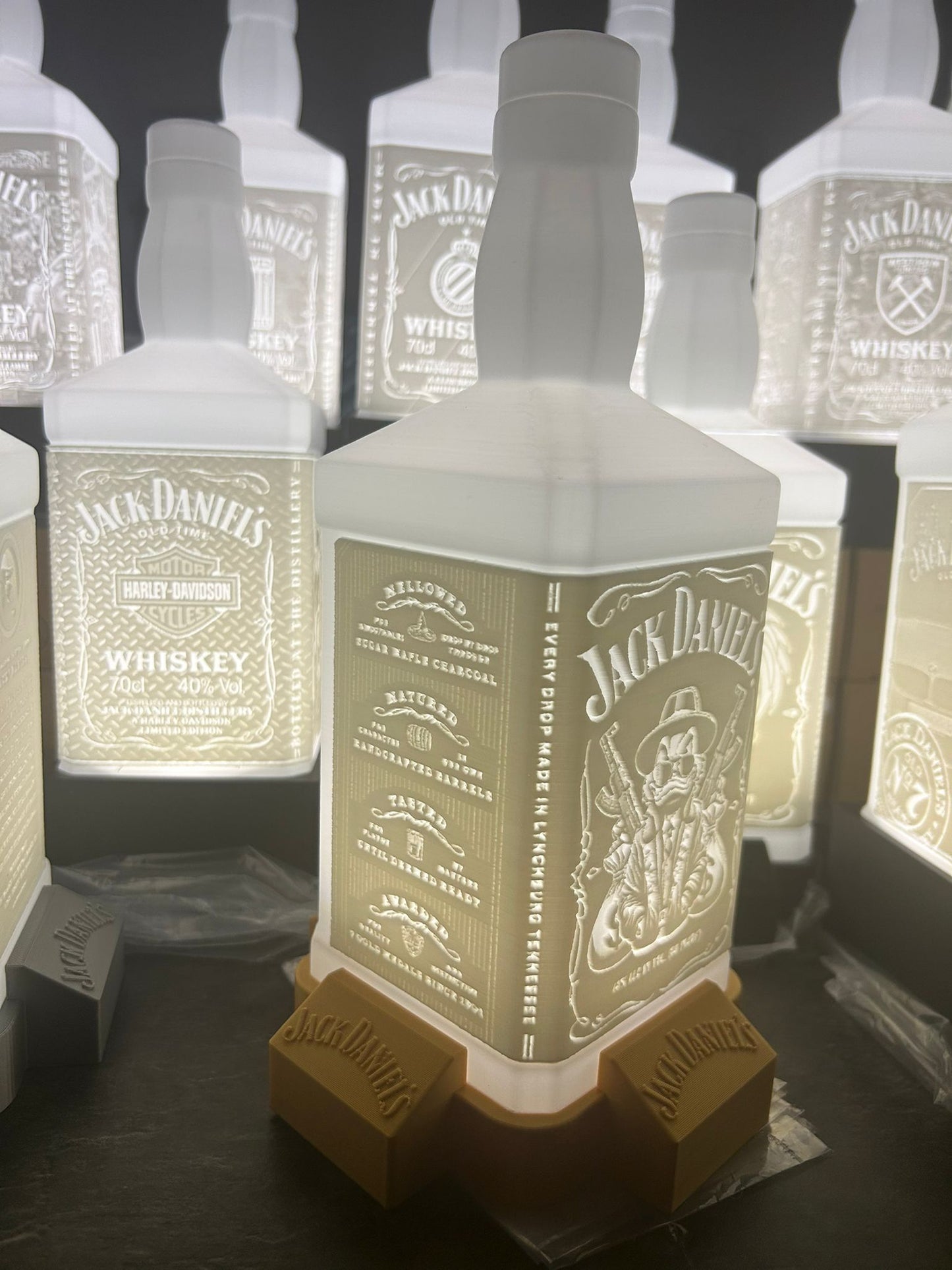 Lithophane Lampe Jack Daniels V12