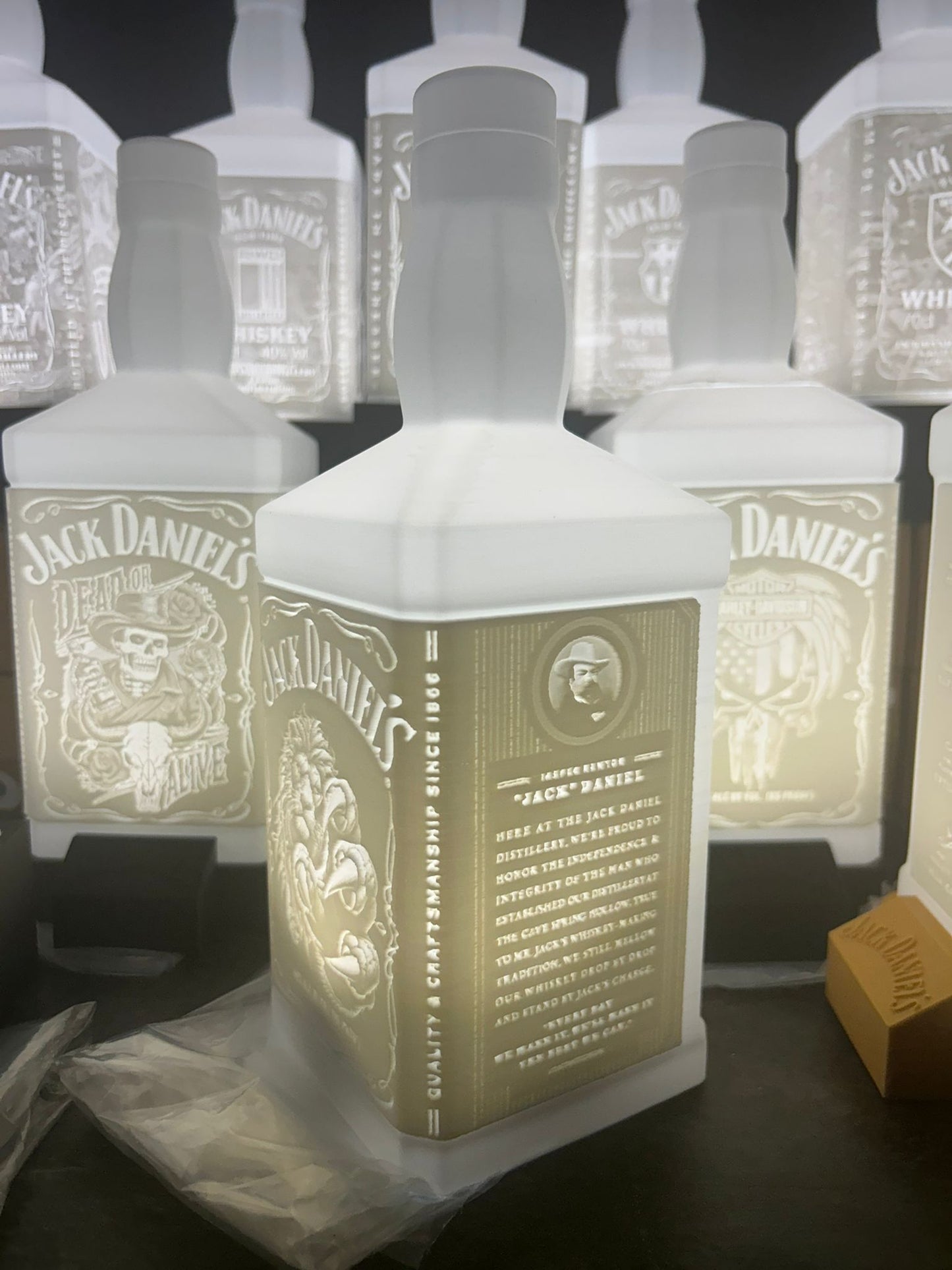 Lithophane Lampe Jack Daniels V13