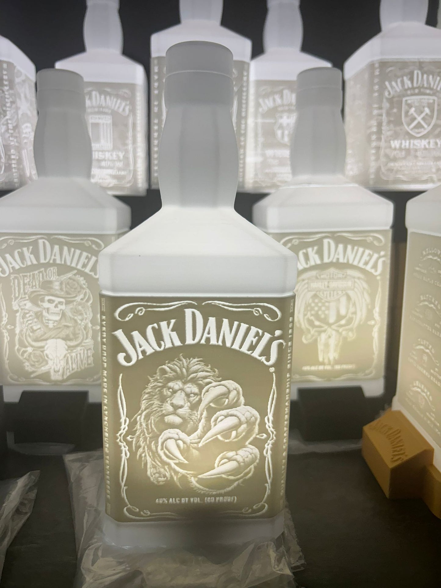 Lithophane Lampe Jack Daniels V13