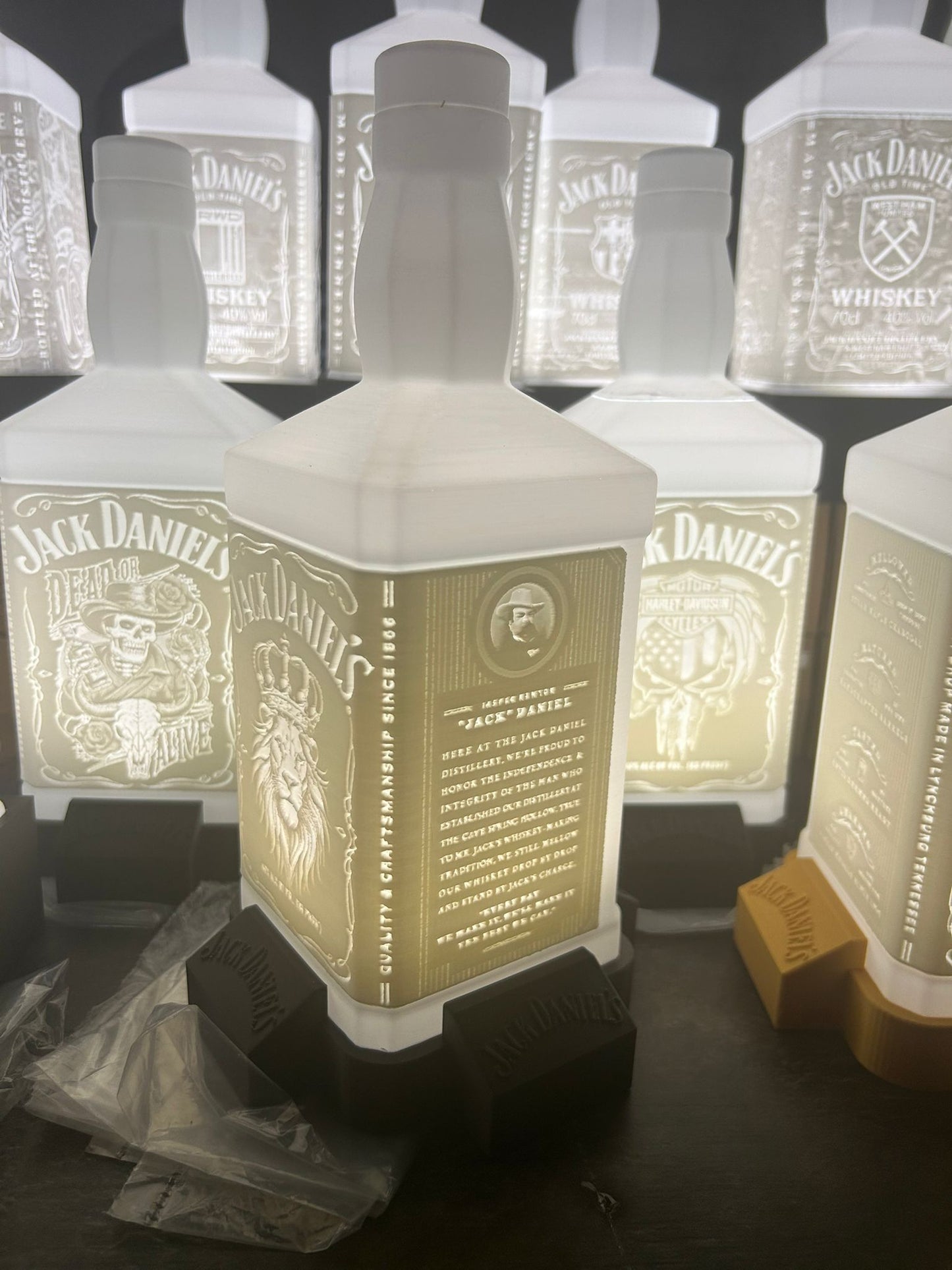Lithophane Lampe Jack Daniels V17