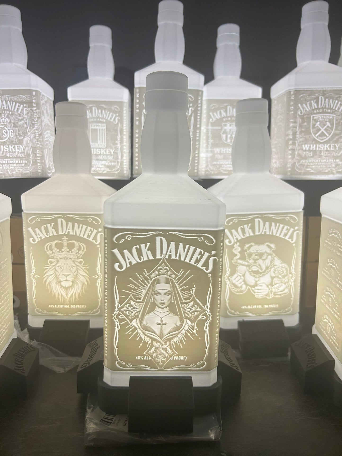 Lithophane Lampe Jack Daniels V3