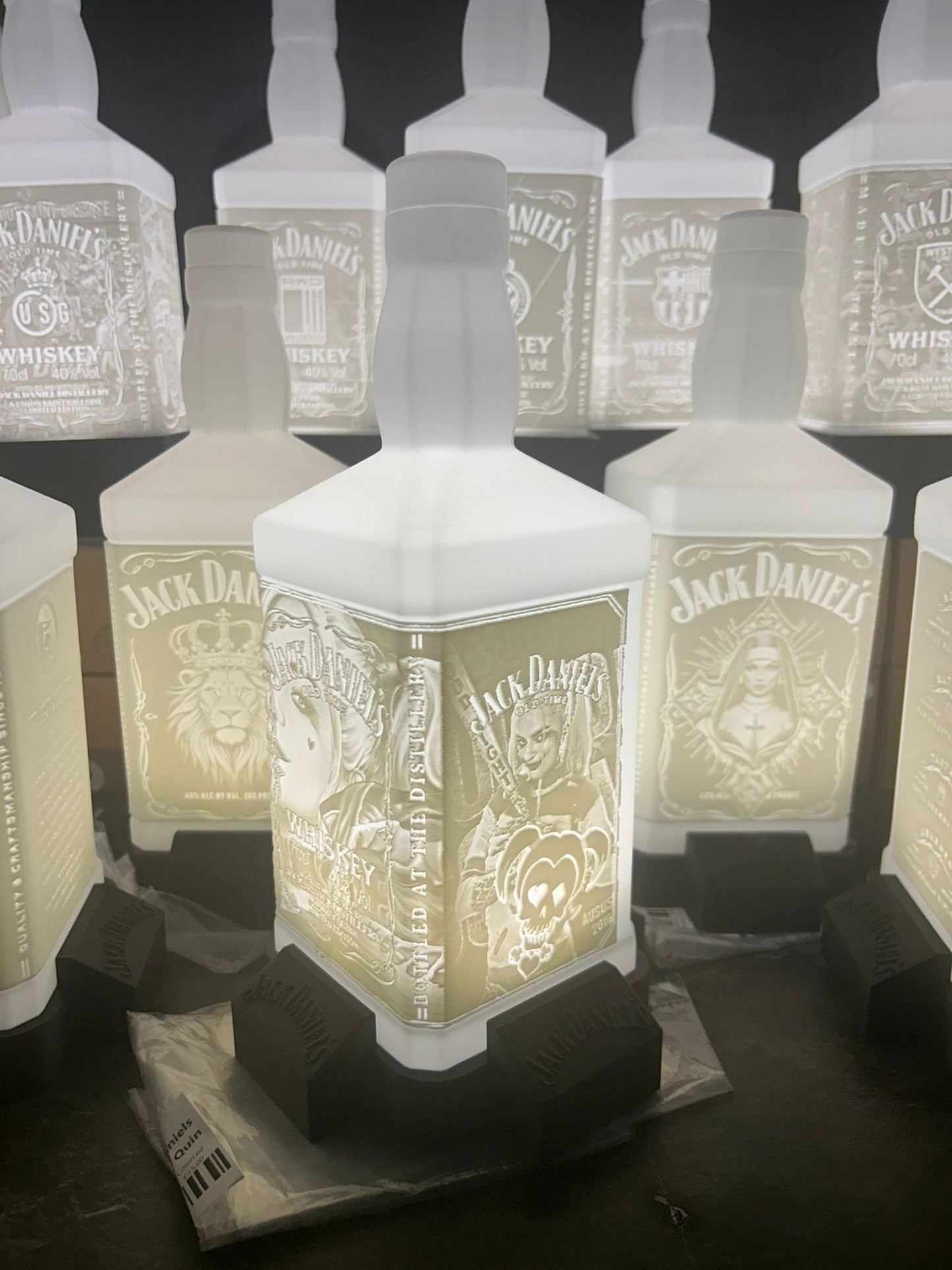 Lithophane Lampe Jack Daniels V6
