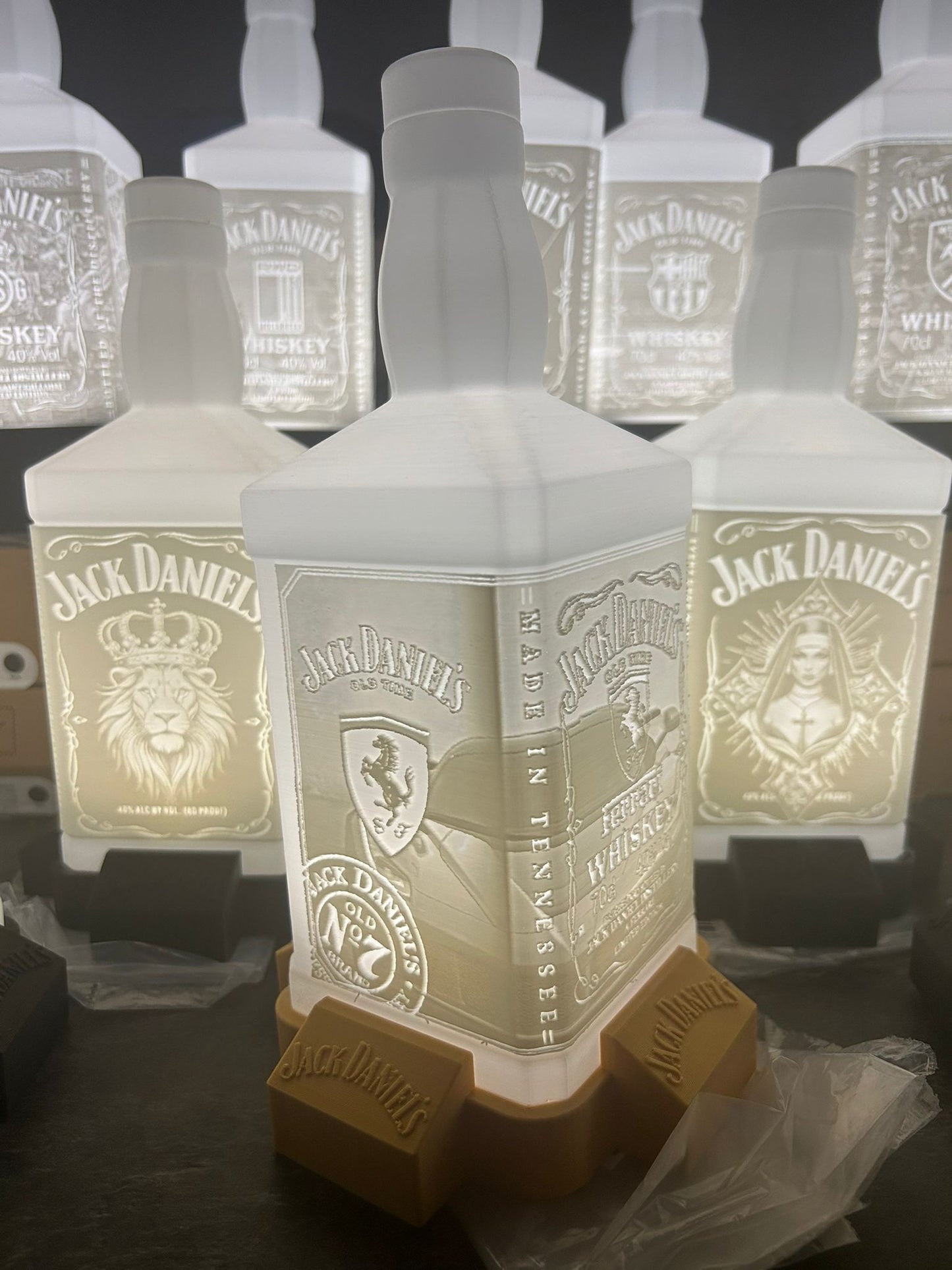 Lithophane Lampe Jack Daniels V4
