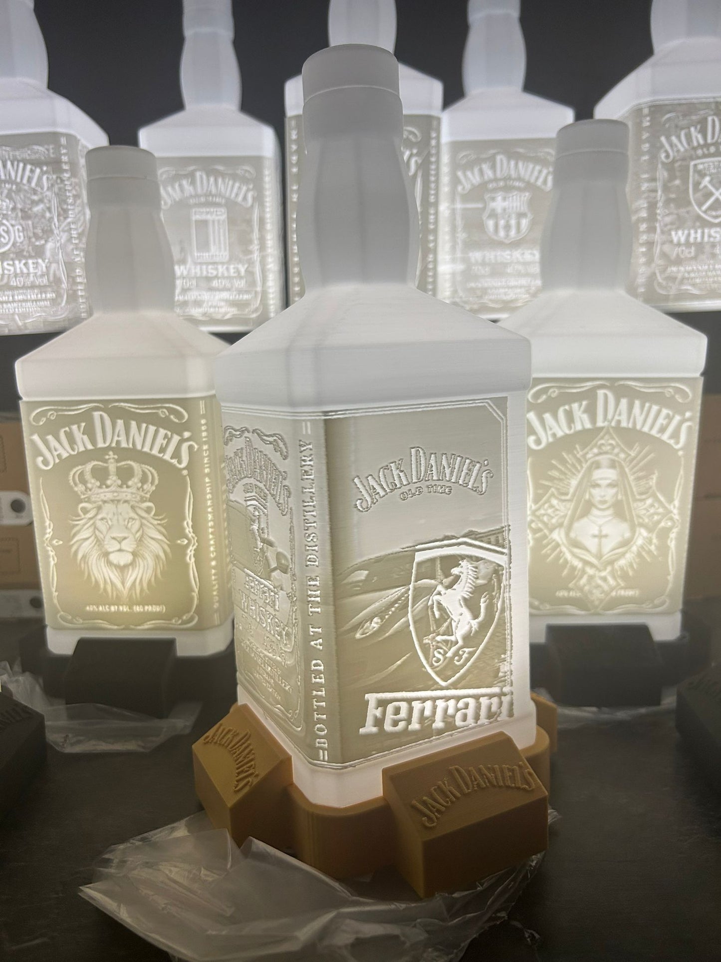 Lithophane Lampe Jack Daniels V4