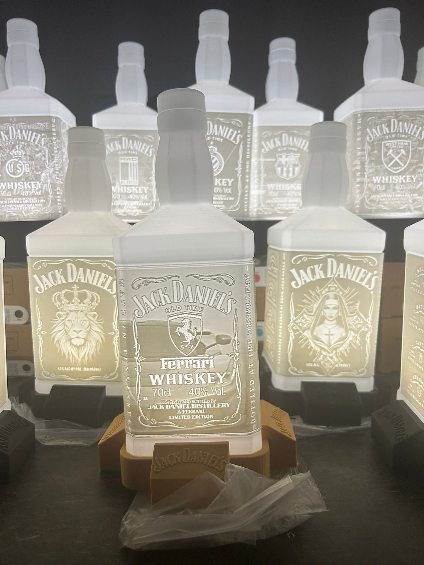 Lithophane Lampe Jack Daniels V4